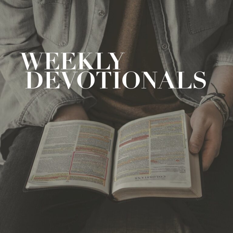 Weekly Devotion 10.4.26