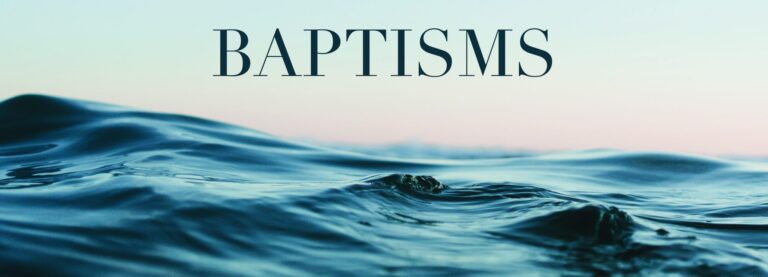 Baptism Sunday